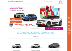 Citroen official site