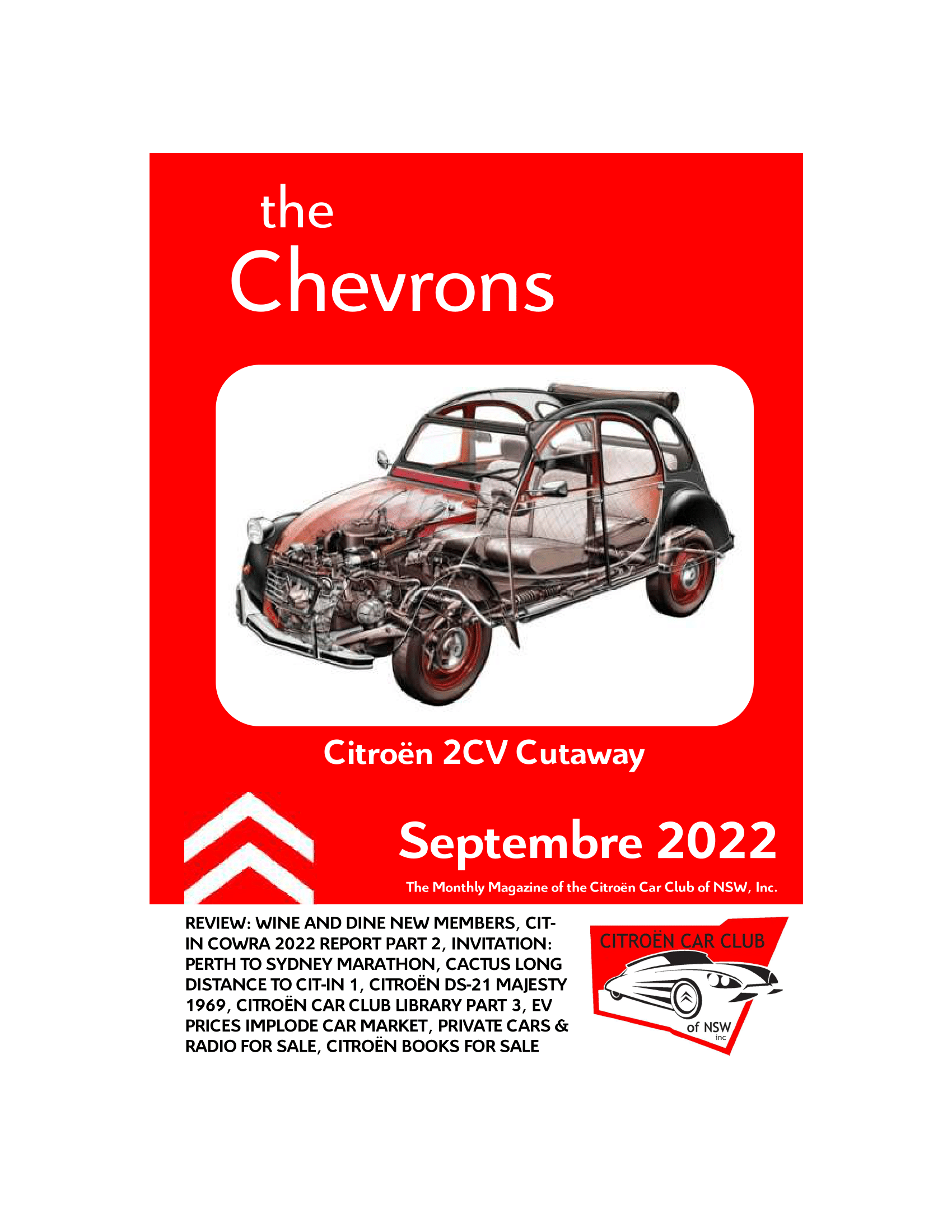 Read more about the article The Chevrons Sept 2022