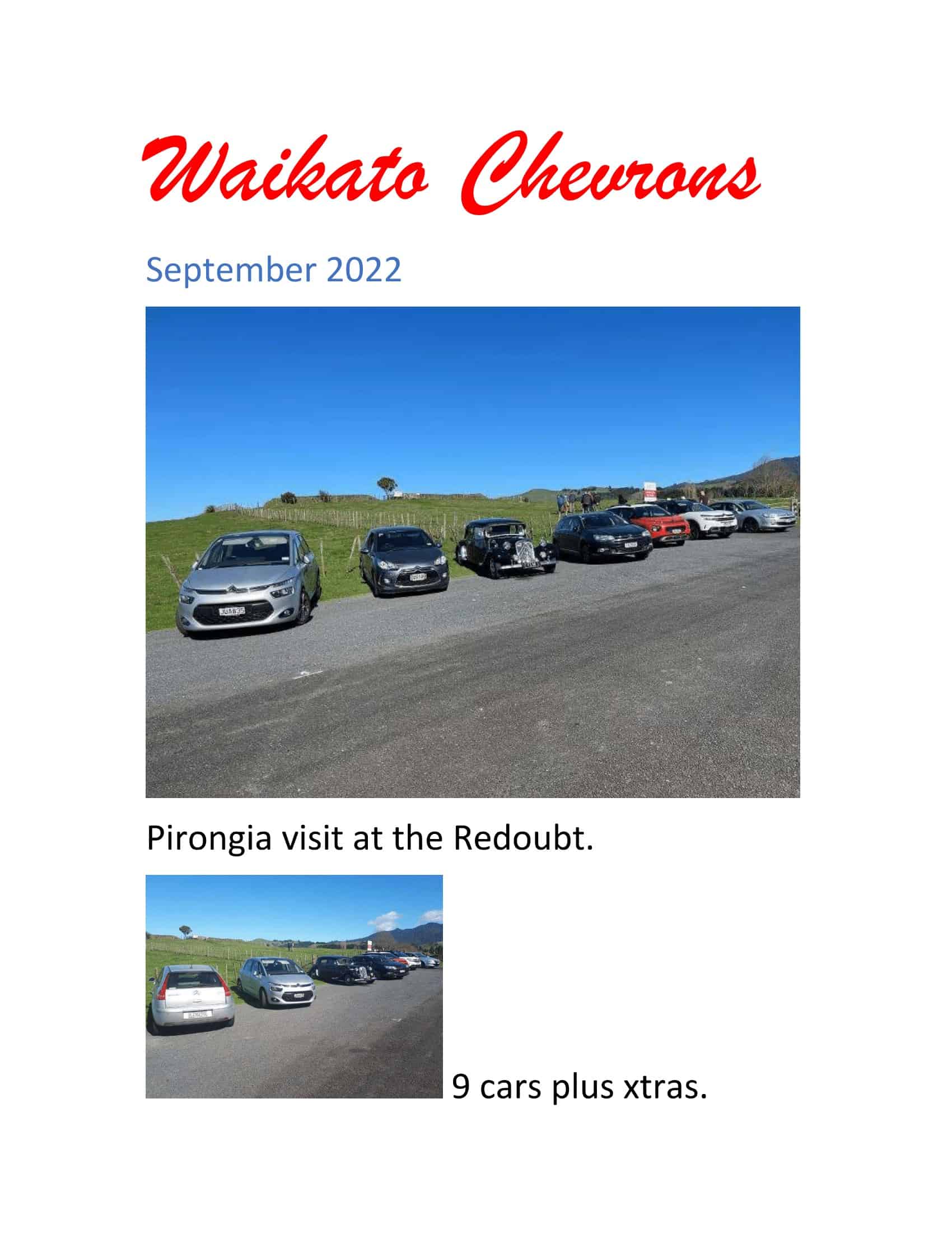 Read more about the article Waikato Chevrons Setember 2022
