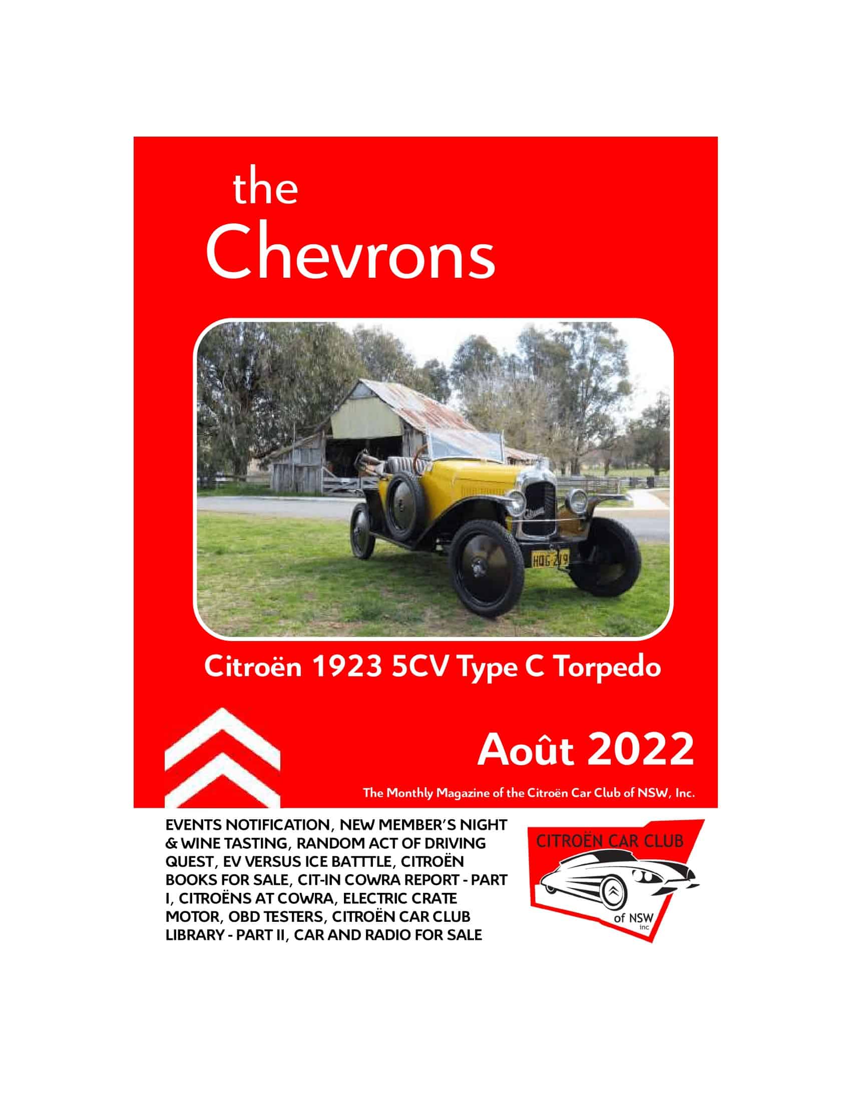 Read more about the article The Chevrons Aug 2022