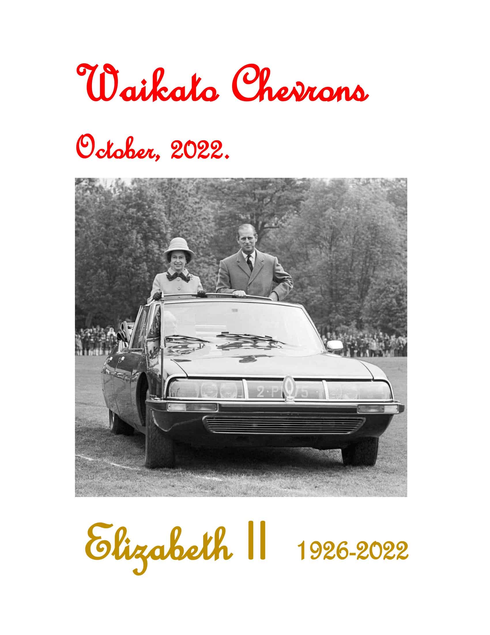 Read more about the article Waikato Chevrons October 2022