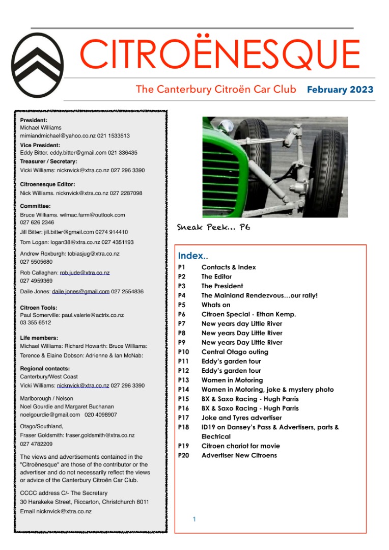 Read more about the article Citroenesque February 2023