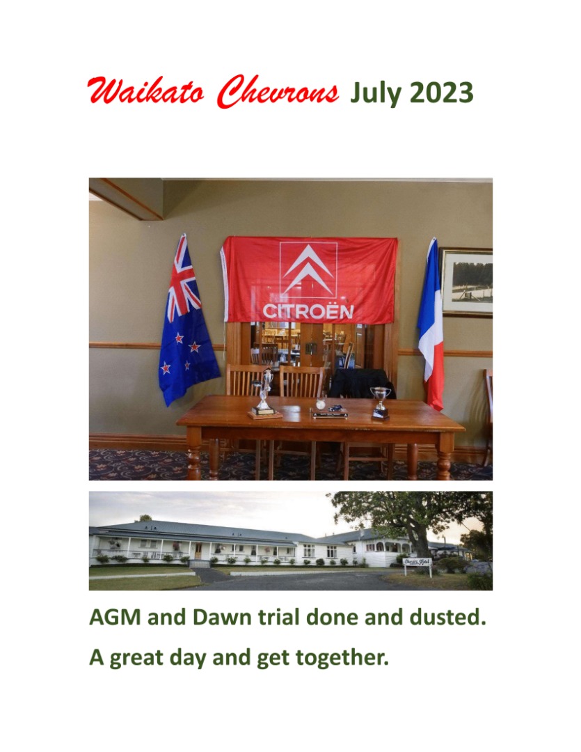Read more about the article Waikato Chevrons July 2023