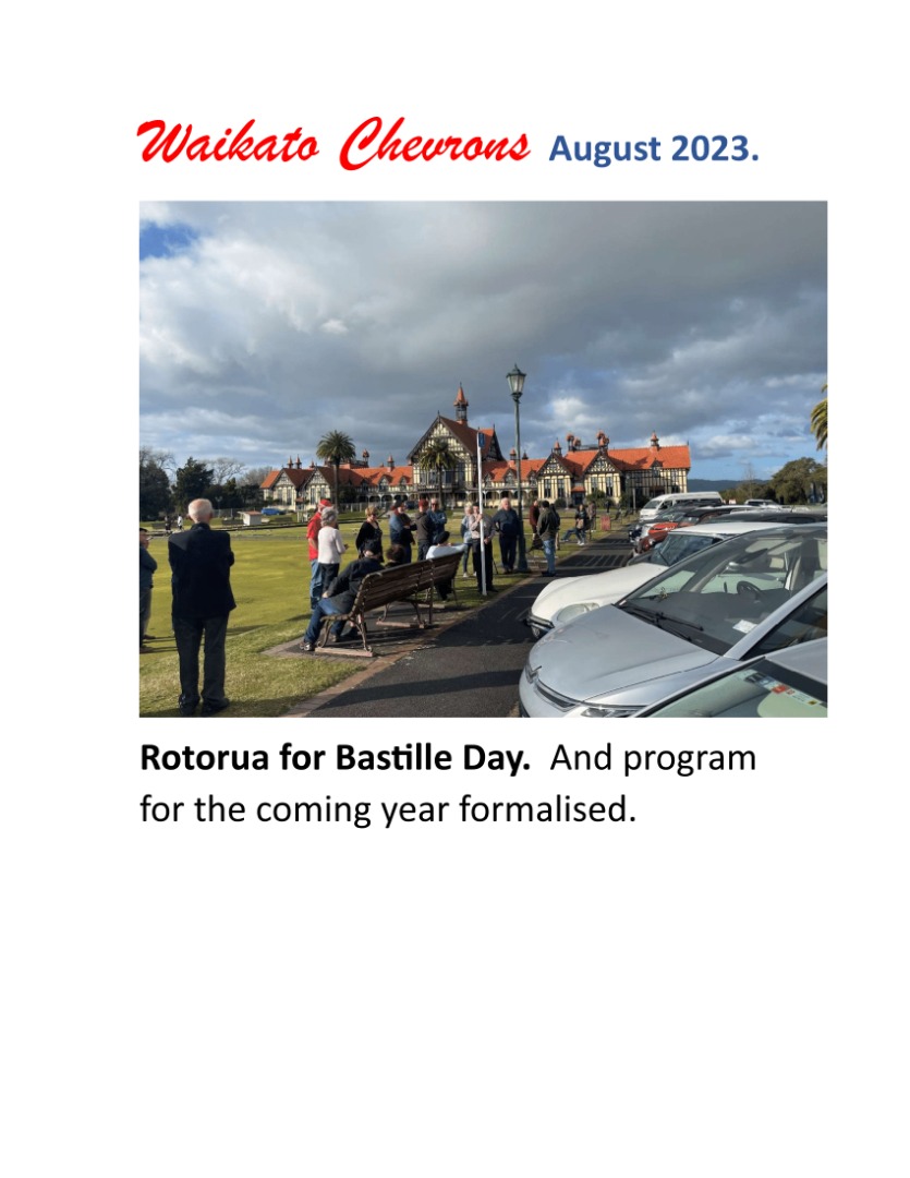 Read more about the article Waikato Chevrons Aug 2023