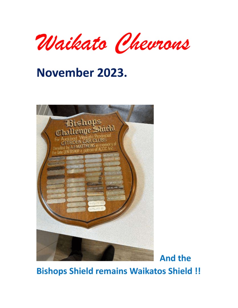 Read more about the article Waikato Chevrons Nov 2023