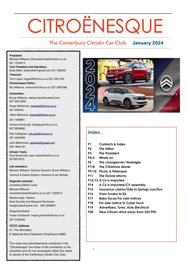 Read more about the article Citroenesque January 2024