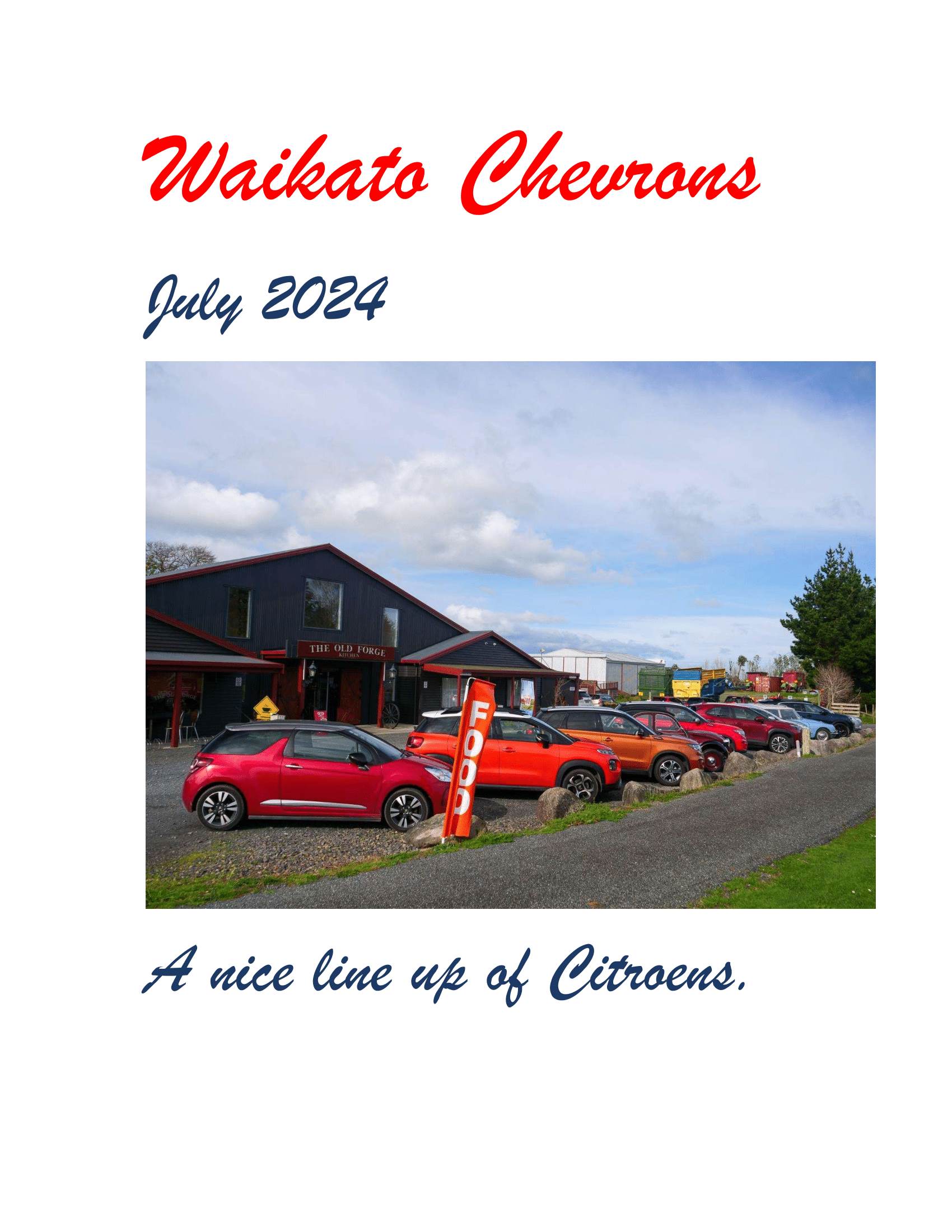 Read more about the article Waikato Chevrons July 2024