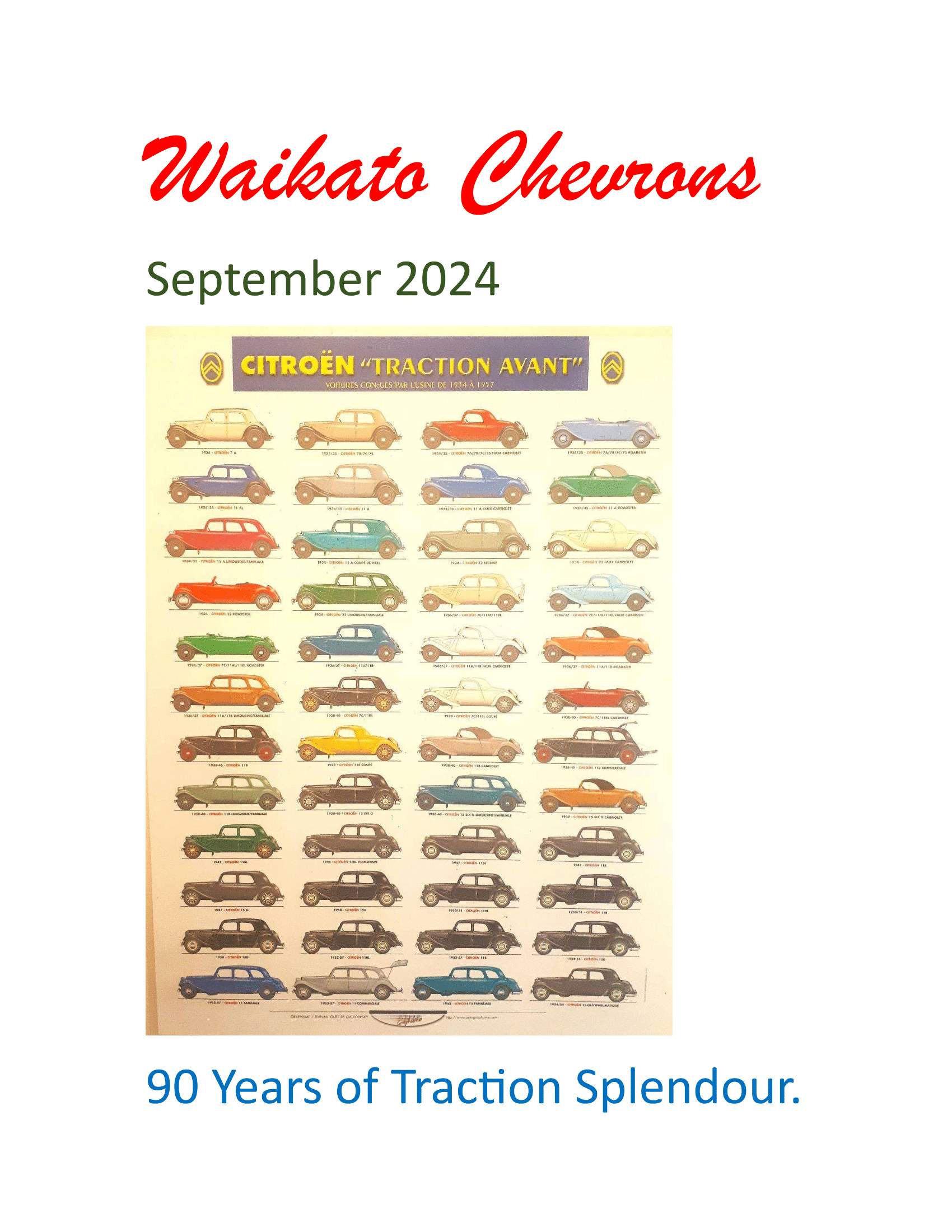 Read more about the article Waikato Chevrons September 2023