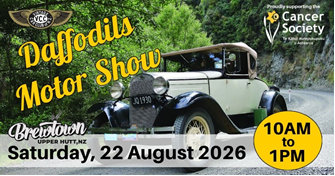 You are currently viewing Daffodils Motor Show at Brewtown, Upper Hutt